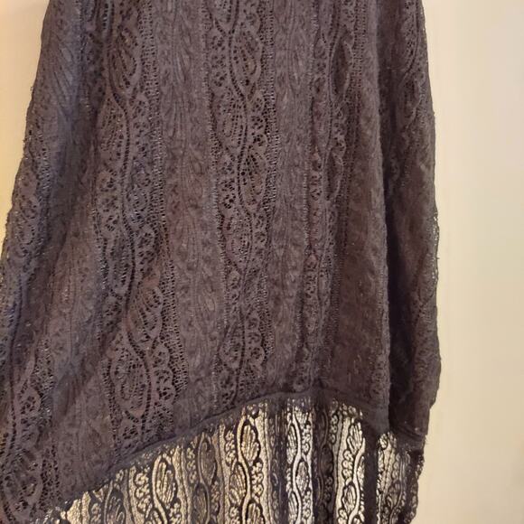 California Gypsy Plus Size 3X Sleeveless Lace High Low Top Boho Festival Grunge - Picture 2 of 8